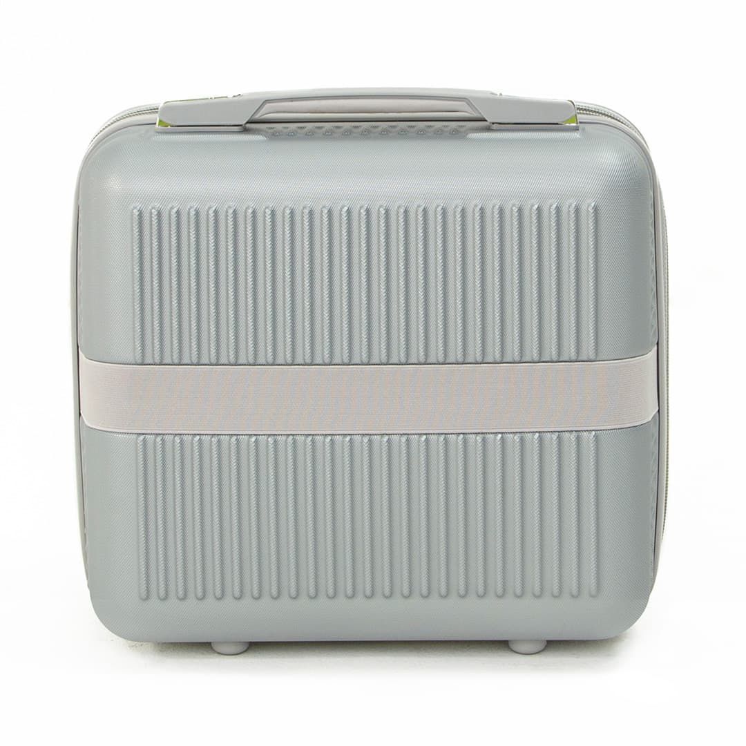 Compre Mala de Viagem Croácia Prata Grande 32kg em ABS e Ganhe Frasqueira Compre Mala de Viagem Croácia Prata Grande 32kg em ABS e Ganhe Frasqueira