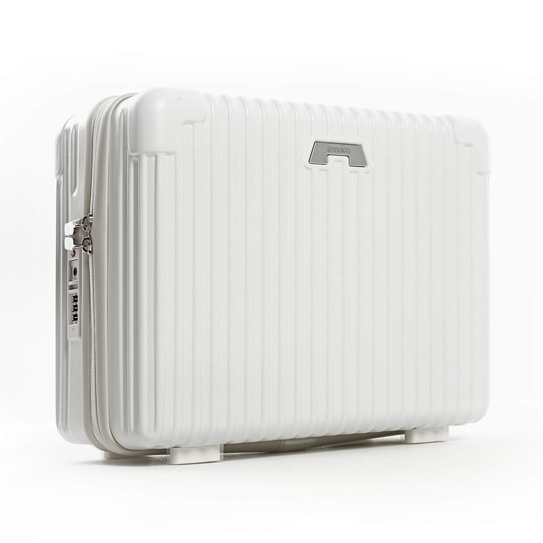 Conjunto de Mala de Bordo 10 kg e Frasqueira Suecia Maloa Branco