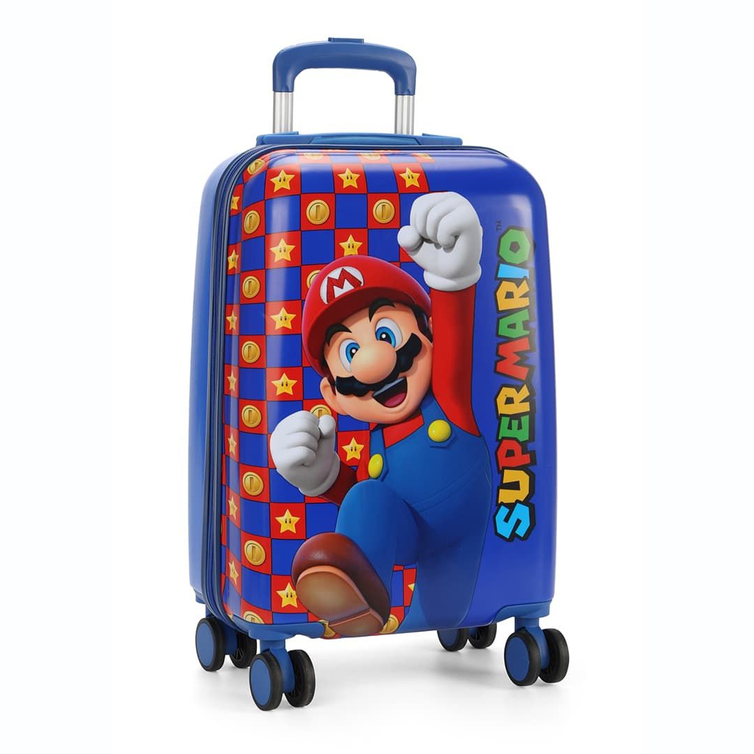 Mala de Viagem Pequena de Bordo 10kg Infantil Super Mario Mala de Viagem Pequena de Bordo 10kg Infantil Super Mario
