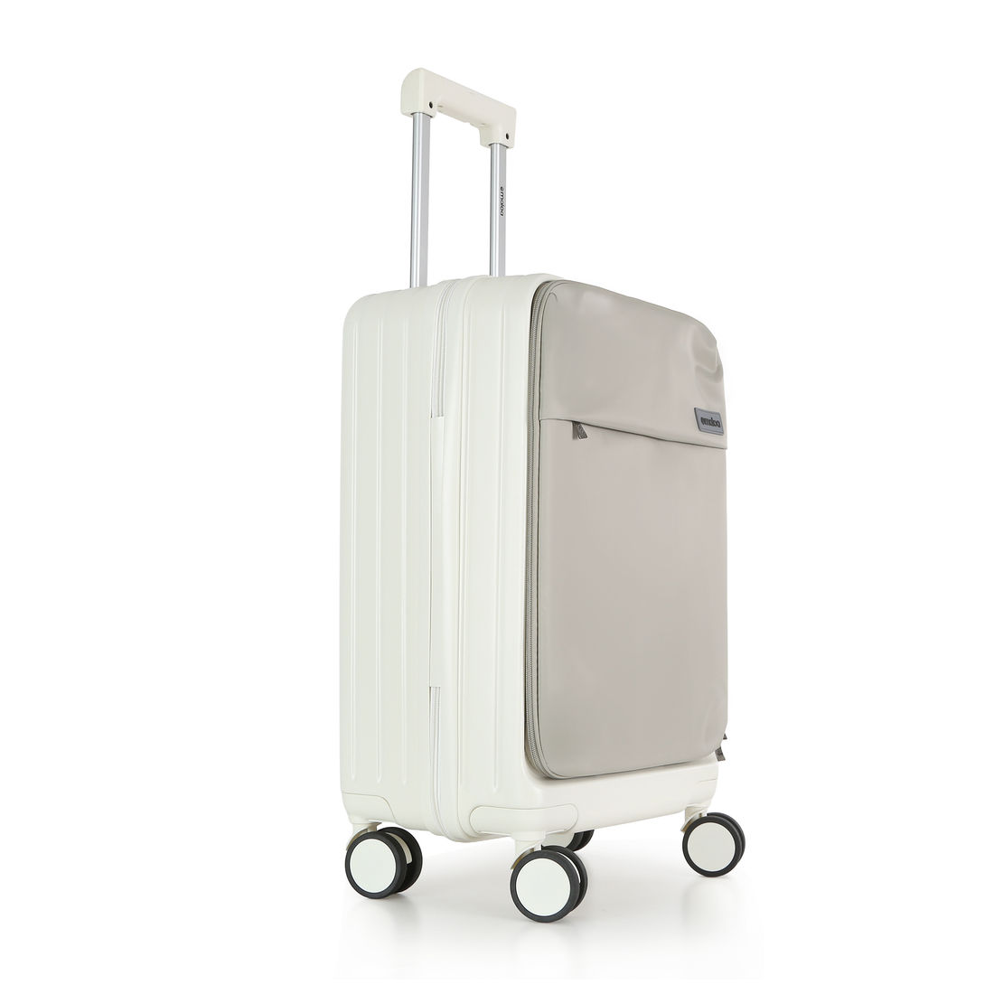 Mala de Viagem Pequena de Bordo 10 kg Policarbonato Cuba Maloa Bege
