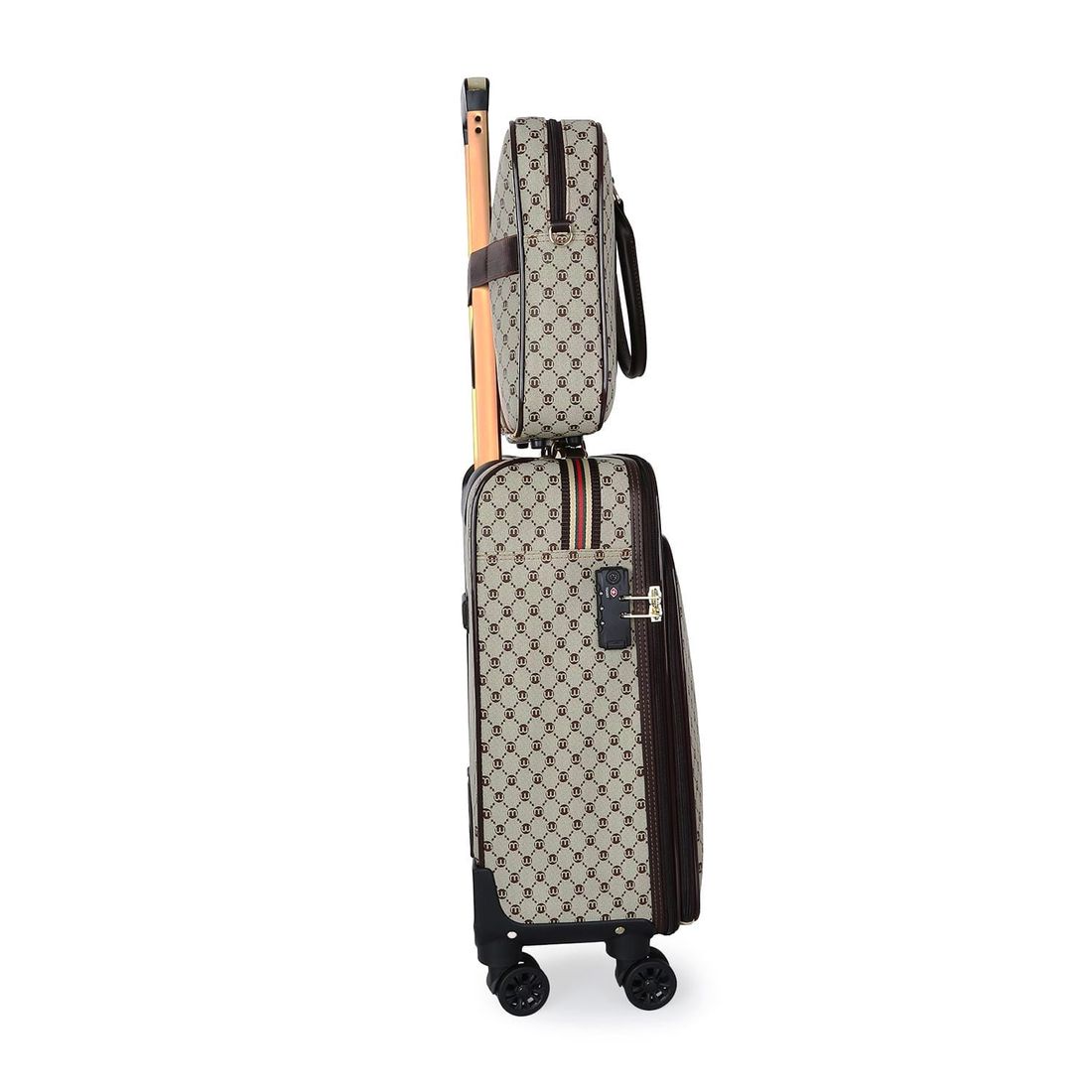 Mala de Viagem Pequena de Bordo 10Kg Amsterdam Classic Maloa Marrom Mala de Viagem Pequena de Bordo 10Kg Amsterdam Classic Maloa Marrom