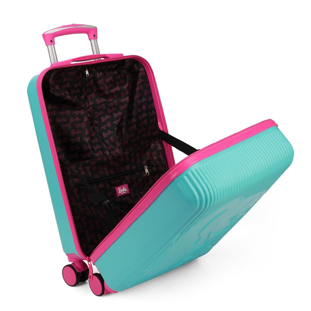 Mala de Viagem de Bordo Infantil Barbie Perfil Verde Mala de Viagem de Bordo Infantil Barbie Perfil Verde