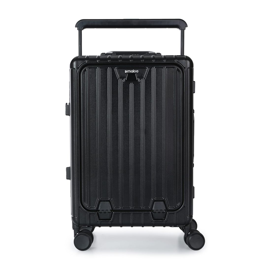 Mala de Viagem Pequena de Bordo 10 kg Policarbonato Islândia Maloa Preto Mala de Viagem Pequena de Bordo 10 kg Policarbonato Islândia Maloa Preto