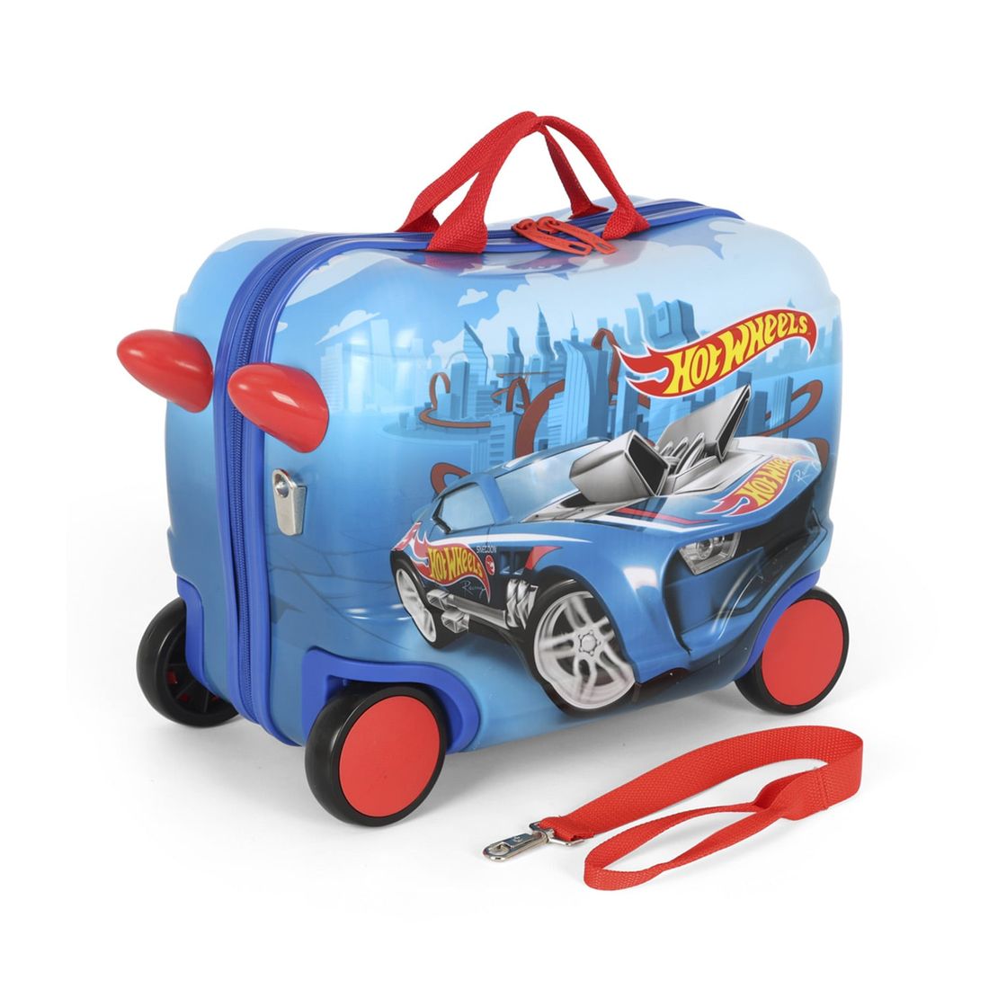 Mala de Viagem Infantil de Bordo em PC Hot Whells Azul Mala de Viagem Infantil de Bordo em PC Hot Whells Azul