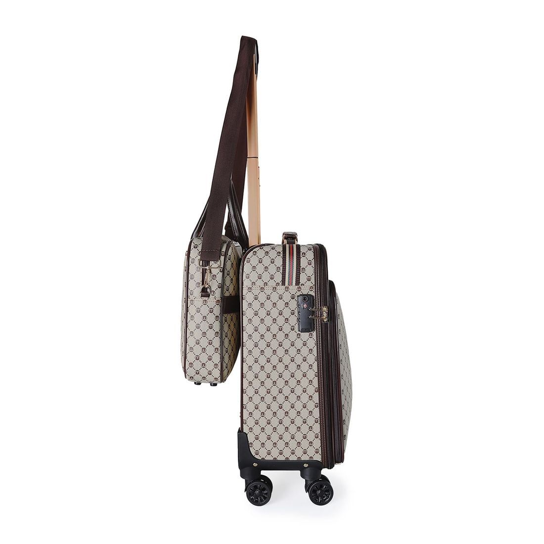 Mala de Viagem Pequena de Bordo 10Kg Amsterdam Classic Maloa Marrom Mala de Viagem Pequena de Bordo 10Kg Amsterdam Classic Maloa Marrom