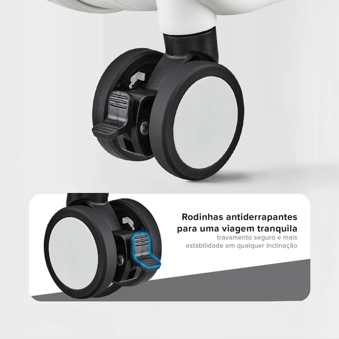 Mala de Viagem Pequena de Bordo 10 kg em Policarbonato Lisboa Maloa Branco Mala de Viagem Pequena de Bordo 10 kg em Policarbonato Lisboa Maloa Branco