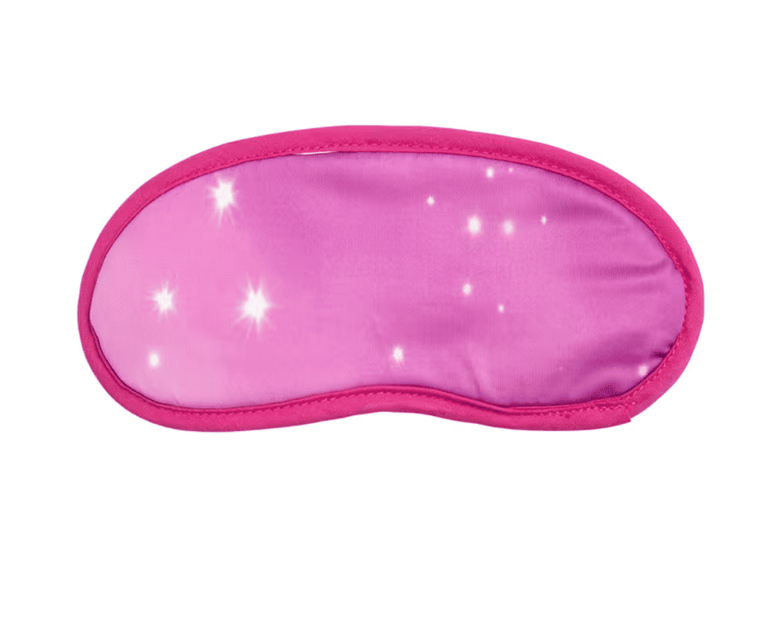 Kit de Mala Pequena de Bordo 10 kg Suécia Branco, Kit Organizador 6 Pcs e Mascara de Dormir Rosa