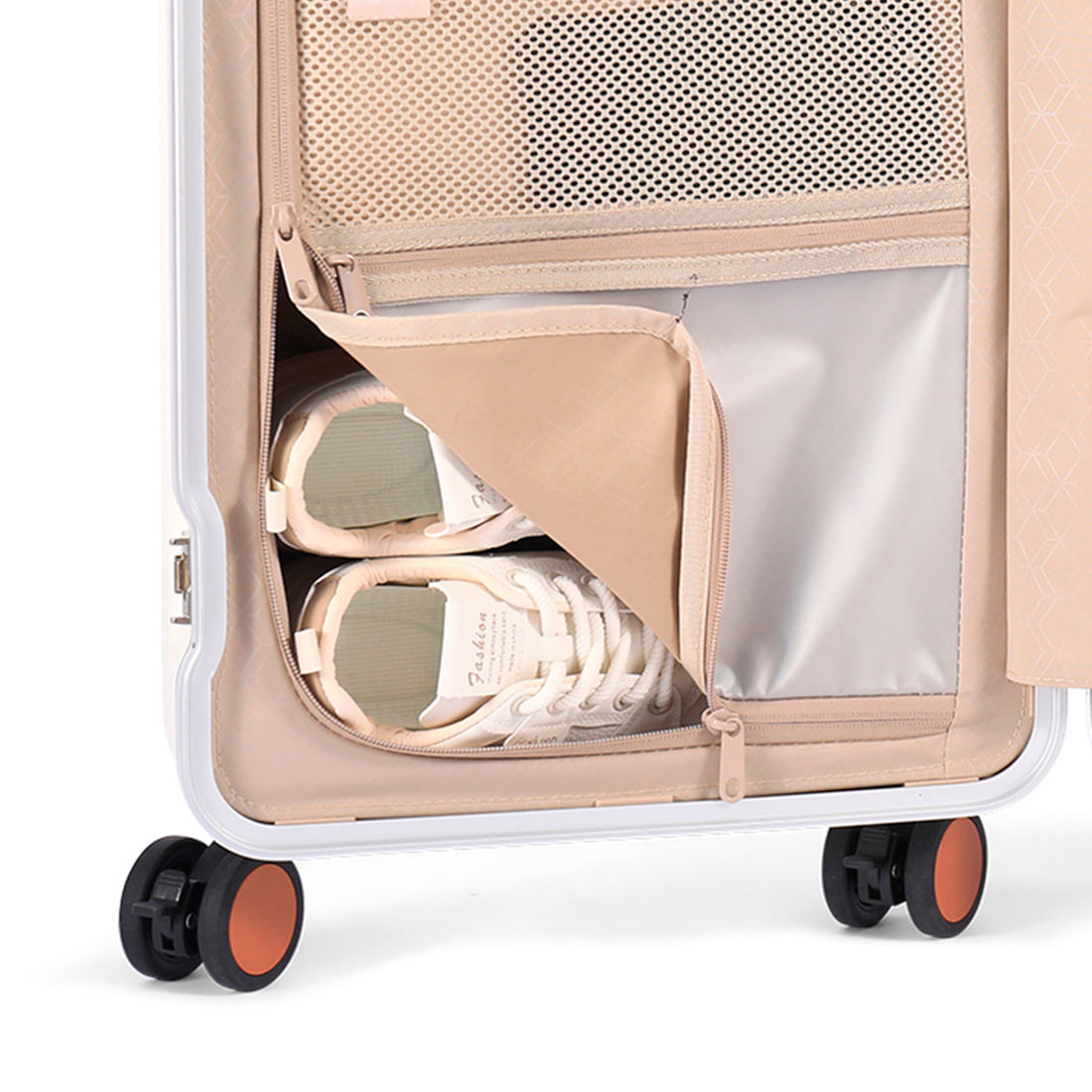 Mala de Viagem Pequena de Bordo 10kg em Policarbonato Vienna Maloa Branco Mala de Viagem Pequena de Bordo 10kg em Policarbonato Vienna Maloa Branco