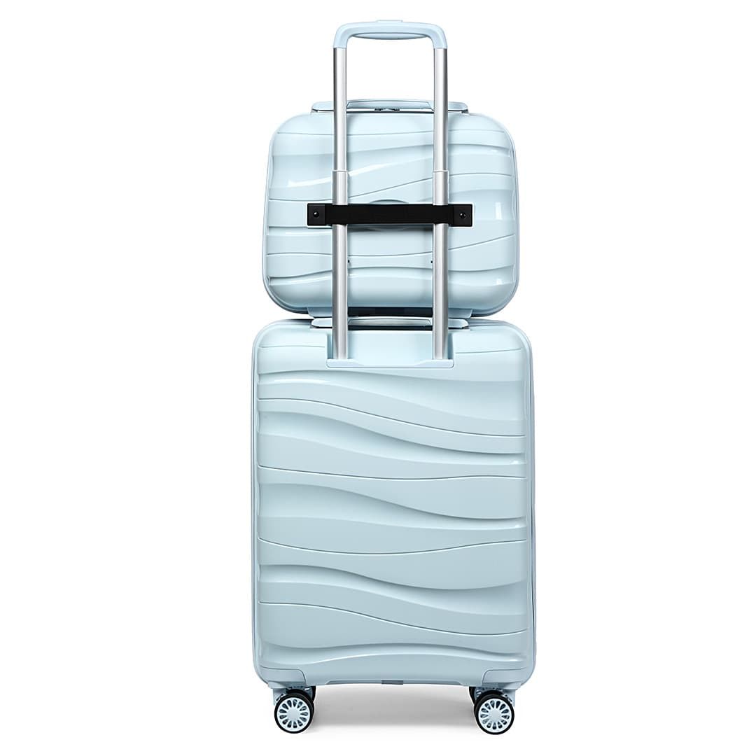 Kit Frasqueira Ibiza Azul, Kit Frasco 7 Peças e Organizador Porta Sapato Azul