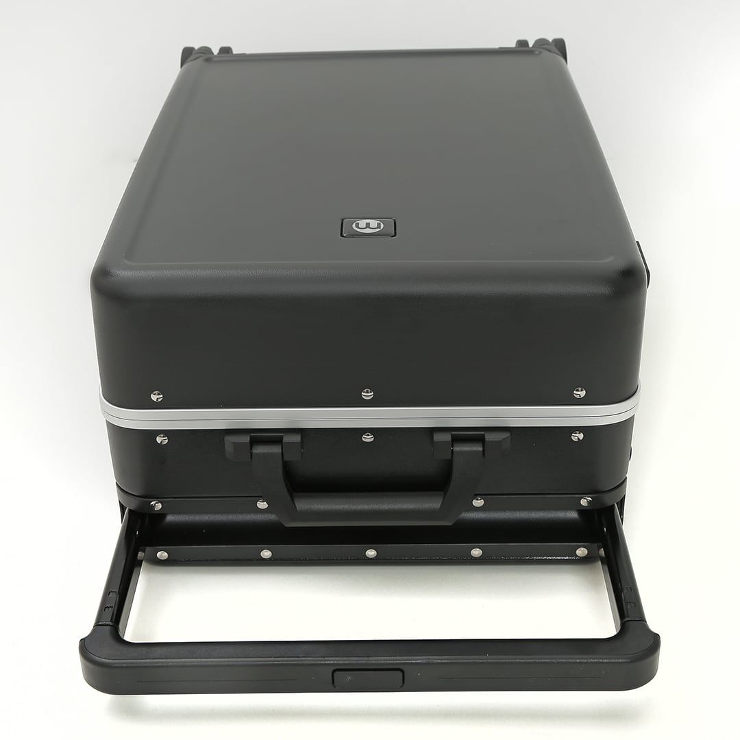 Kit de Malas de Viagem Média 23 kg e Pequena de Bordo 10kg PC Dinamarca Preto