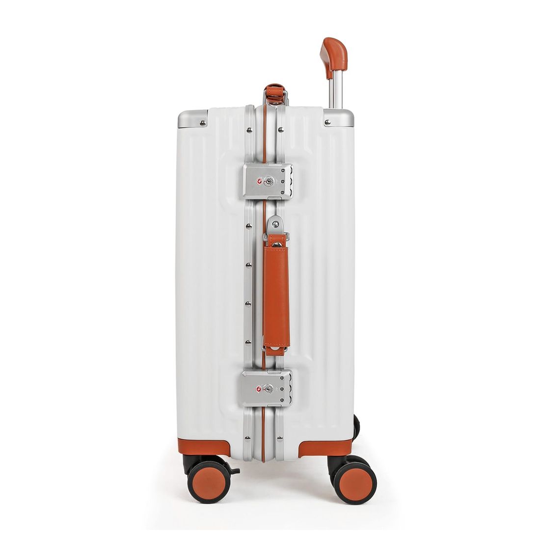 Mala de Viagem Pequena de Bordo 10 kg Policarbonato Capri Maloa Branco Mala de Viagem Pequena de Bordo 10 kg Policarbonato Capri Maloa Branco