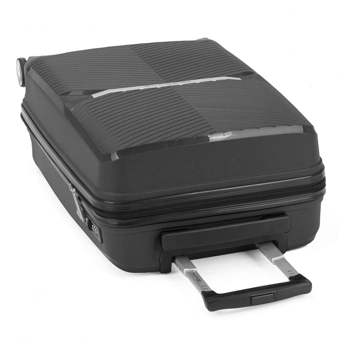 Mala de Viagem Pequena de Bordo 10kg em Polipropileno Milão Preto