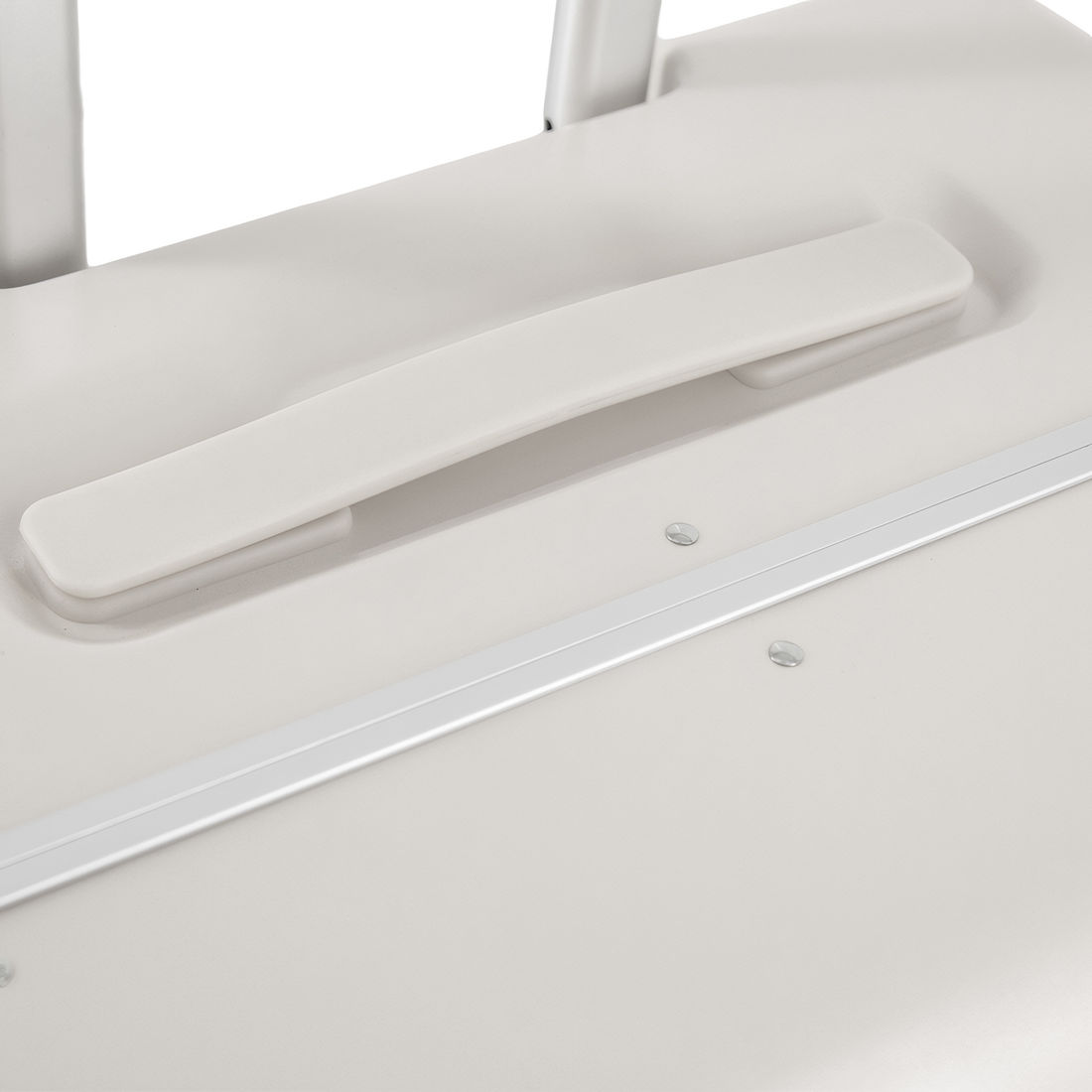 Kit Mala de Assento Grécia Media 23 kg Branca, Bolsa Confort e Tag Good Travel Branca