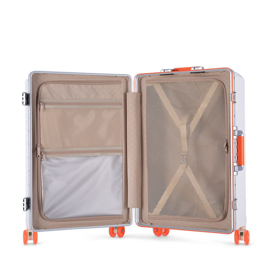 Mala de Viagem Pequena de Bordo 10kg em Policarbonato Brooklyn Maloa Branco