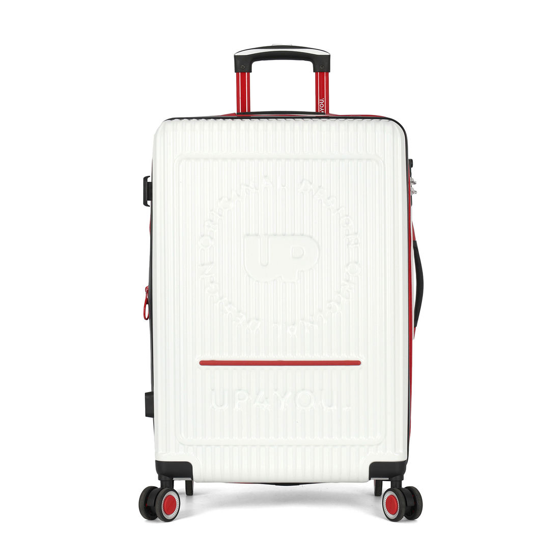 Mala de Viagem Pequena de Bordo 10 kg em ABS com Expansor Strike Branco Mala de Viagem Pequena de Bordo 10 kg em ABS com Expansor Strike Branco