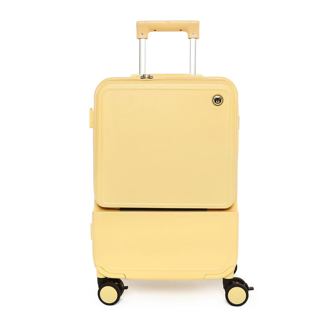 Mala de Viagem Pequena de Bordo 10 kg em Policarbonato Lisboa Maloa Amarelo