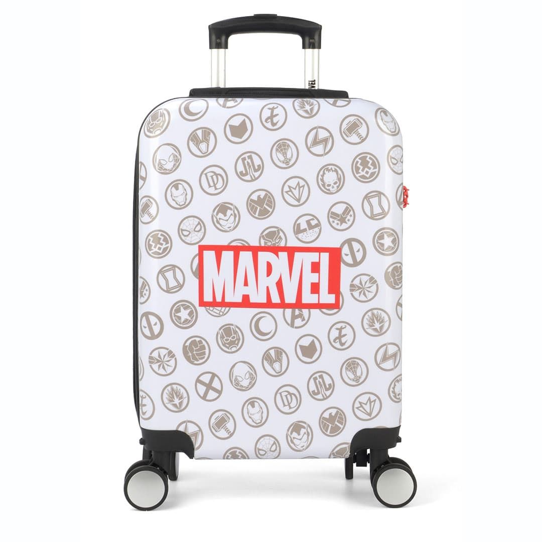 Mala de Viagem Pequena de Bordo 10kg Infantil Marvel Branco Mala de Viagem Pequena de Bordo 10kg Infantil Marvel Branco