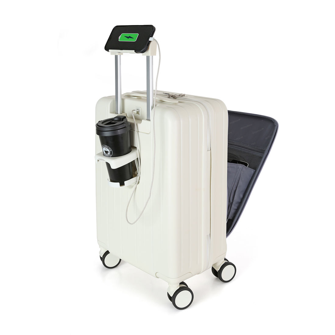 Mala de Viagem Pequena de Bordo 10 kg Policarbonato Cuba Maloa Lilás