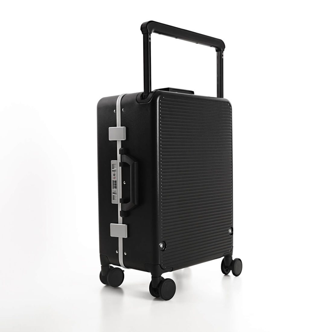 Mala de Viagem Pequena de Bordo 10 kg em Policarbonato Berlim Maloa Preto