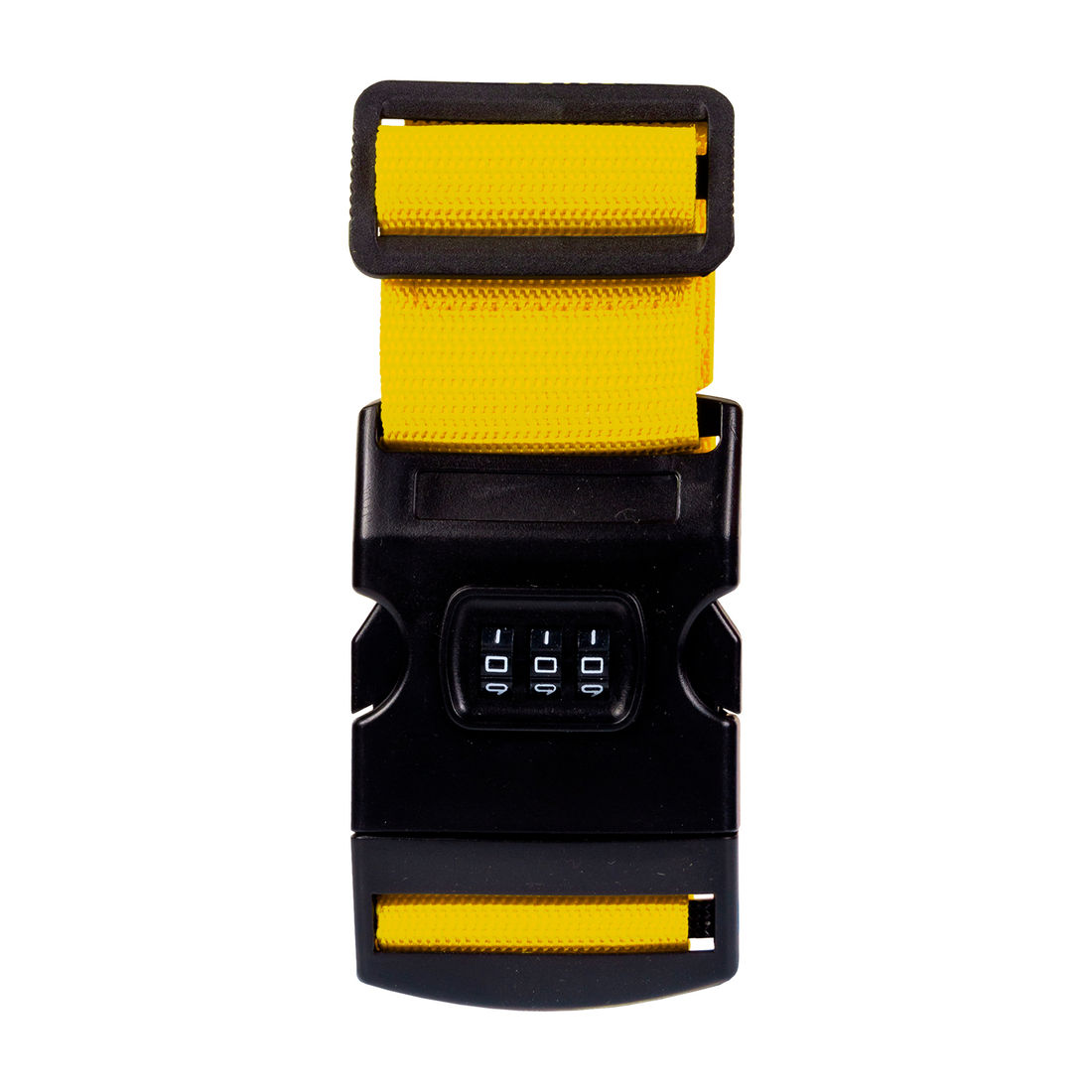 Cinta para Mala de Viagem com Cadeado Numérico Amarelo Cinta para Mala de Viagem com Cadeado Numérico Amarelo