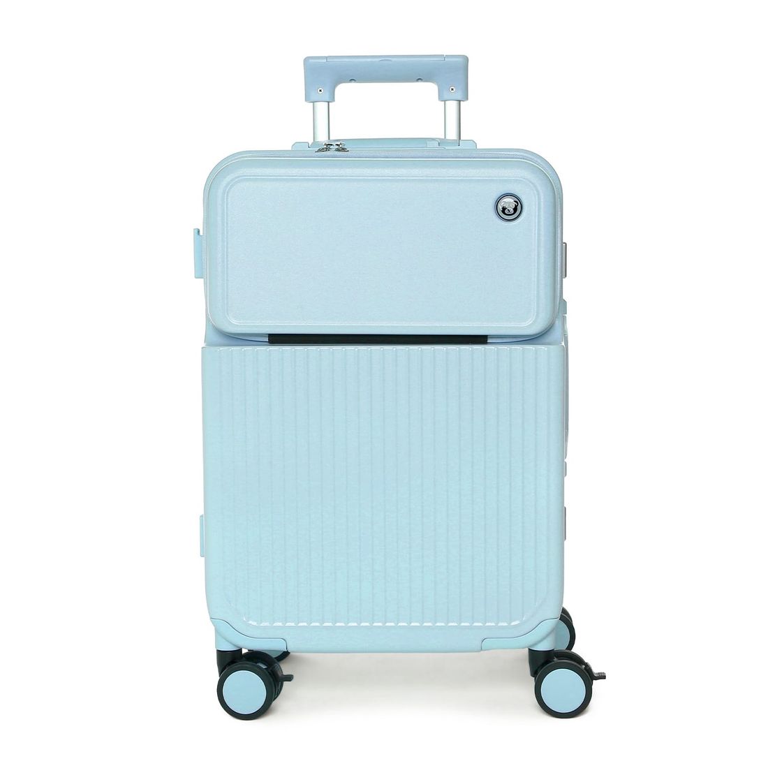 Mala de Viagem Pequena de Bordo 10 kg em Policarbonato Porto Maloa Azul