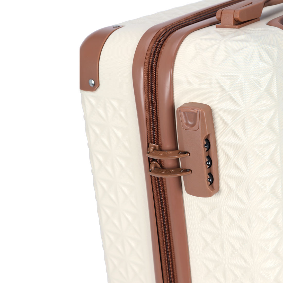 Mala de Viagem Pequena de Bordo 10 kg em ABS Apollo Branco