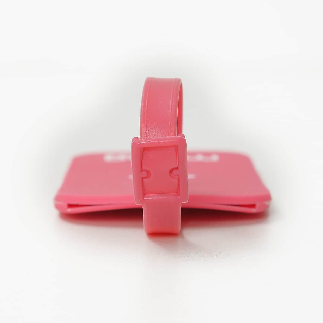 Kit de Mala Pequena de Bordo 10 kg Croácia  Bege, Porta Sapato Rosa, Kit Frasco 7 Peças Rosa e Tag Good Travel Rosa