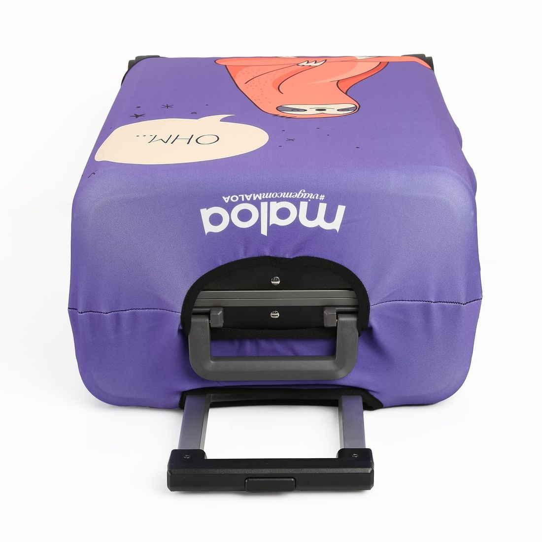 Capa de Mala Maloa Alça Tradicional Preguiça Pensador Roxo Capa de Mala Maloa Alça Tradicional Preguiça Pensador Roxo