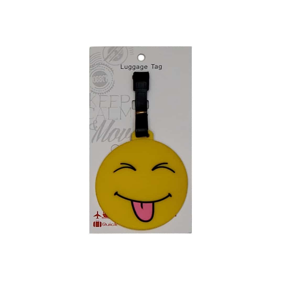 Tag Identificador de Bagagem para Malas de Viagem Smile mostrando Lingua Tag Identificador de Bagagem para Malas de Viagem Smile mostrando Lingua