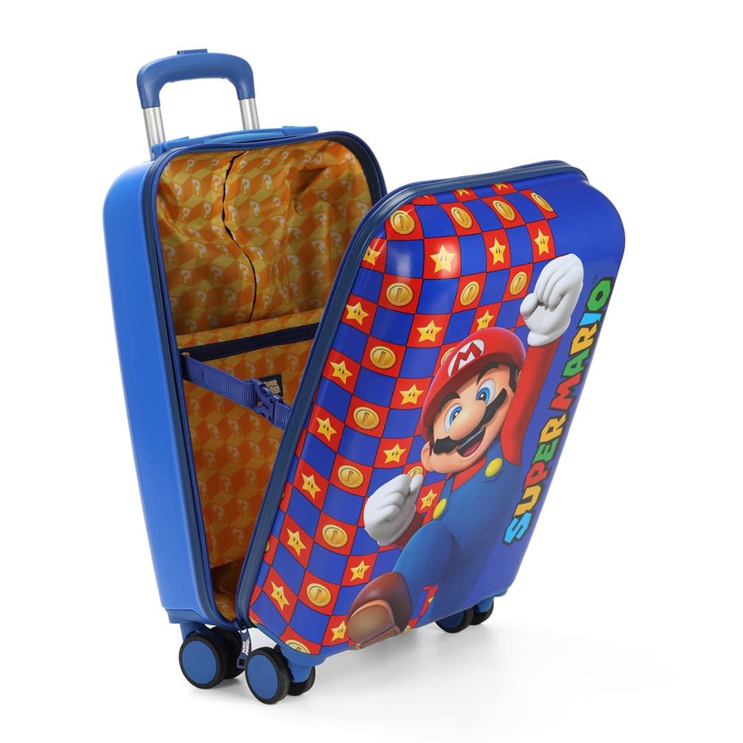 Mala de Viagem Pequena de Bordo 10kg Infantil Super Mario Mala de Viagem Pequena de Bordo 10kg Infantil Super Mario