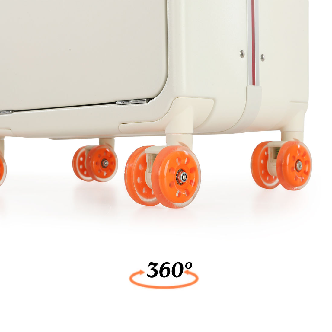 Mala de Viagem Pequena de Bordo 10 kg Policarbonato Chicago Maloa Branco