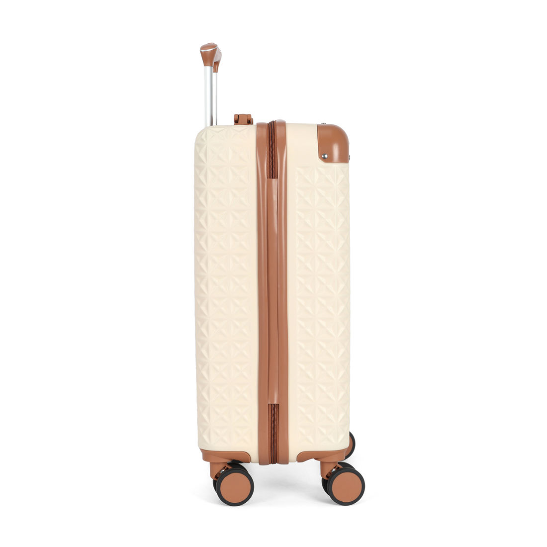 Mala de Viagem Pequena de Bordo 10 kg em ABS Apollo Branco