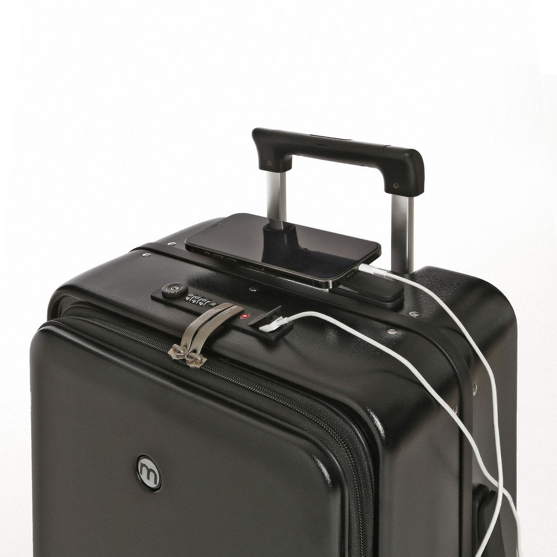 Kit Malas de Bordo 10kg Belgica Maloa Rosa e Preto em Policarbonato com Kit Washbag Rosa Kit Malas de Bordo 10kg Belgica Maloa Rosa e Preto em Policarbonato com Kit Washbag Rosa