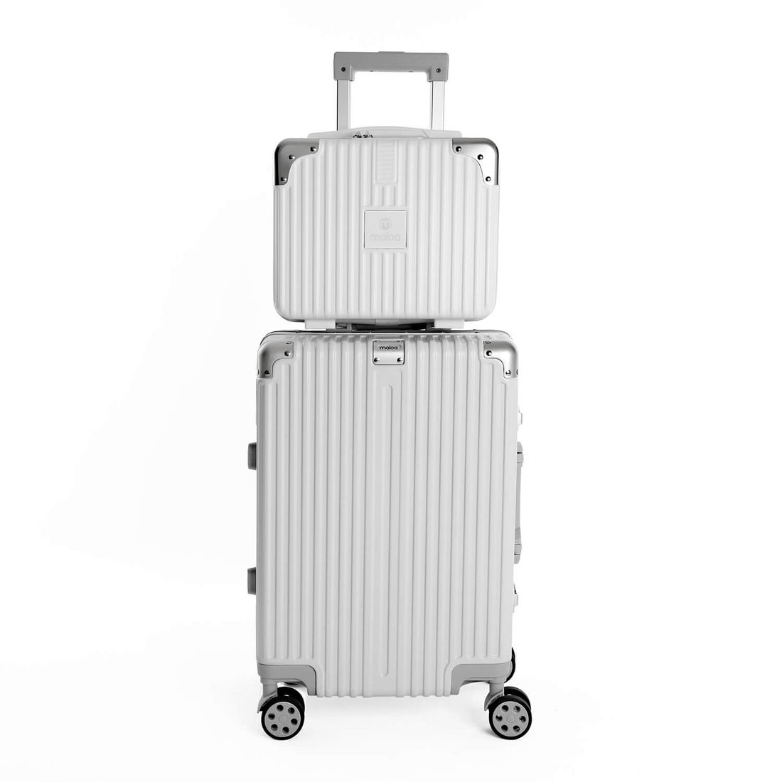 Kit de Mala Pequena de Bordo 10 kg Noruega Branco, Frasqueira Bali e Kit Organizador Colorful Life Acqua Kit de Mala Pequena de Bordo 10 kg Noruega Branco, Frasqueira Bali e Kit Organizador Colorful Life Acqua