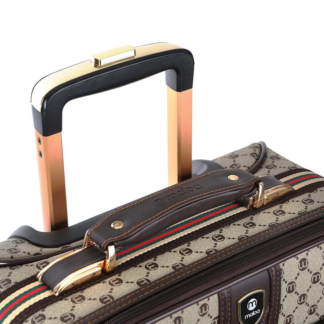 Kit de Mala Pequena de Bordo 10 kg Amsterdam, Bolsa de Mao, Saco Organizador Melancia e Kit Frasco 10 Peças Vinho