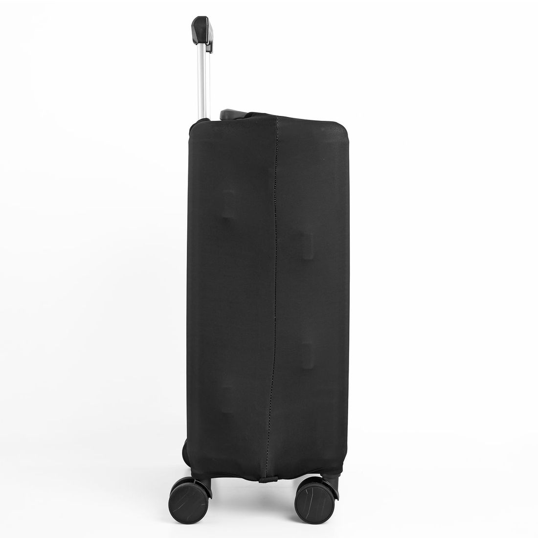 Kit de Mala Media 23 kg e Grande 32 kg, Bolsa Confort Branca e 2 Capa Viajar Faz Bem M e G Preto Kit de Mala Media 23 kg e Grande 32 kg, Bolsa Confort Branca e 2 Capa Viajar Faz Bem M e G Preto
