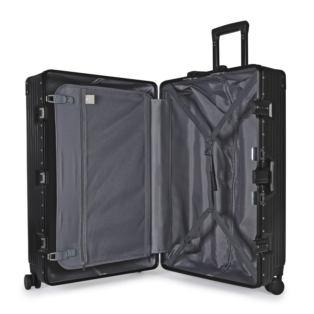 Mala de Viagem Grande 32 kg ABS Policarbonato Toronto Maloa Preto Mala de Viagem Grande 32 kg ABS Policarbonato Toronto Maloa Preto