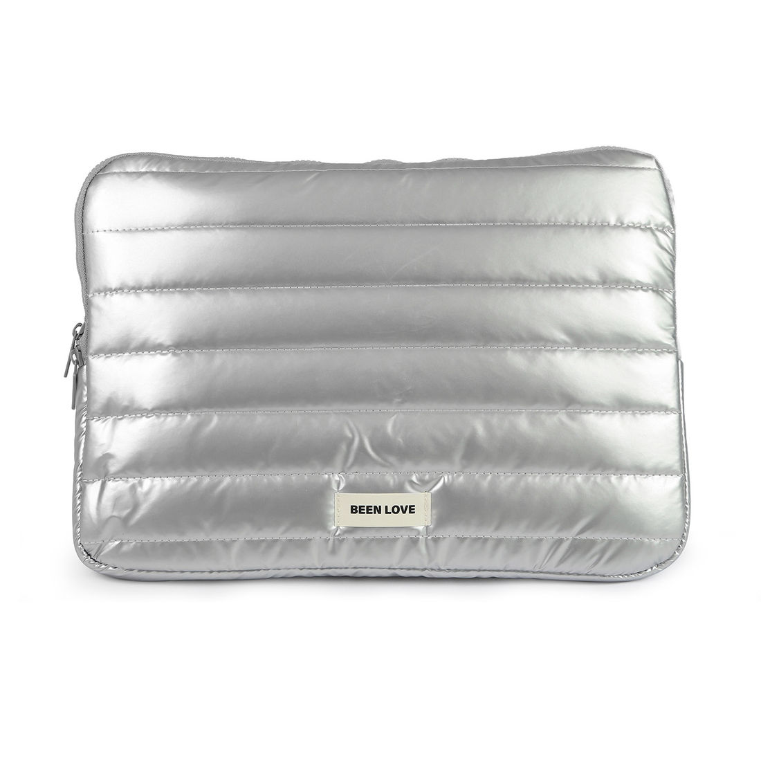 Porta Notebook 14 Polegadas Multifuncional Puffer Maloa Prata