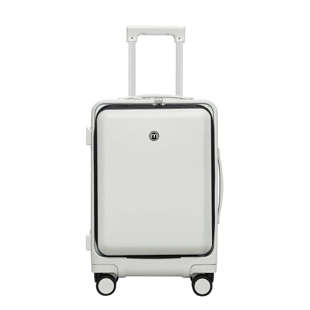 Mala de Viagem Pequena de Bordo 10 kg em Policarbonato Belgica Maloa Branco Mala de Viagem Pequena de Bordo 10 kg em Policarbonato Belgica Maloa Branco