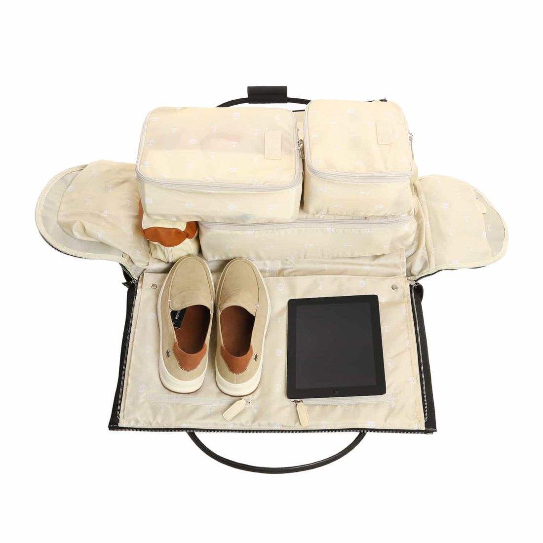 Bolsa de Viagem Executiva Multifuncional 9 em 1 Maloa Preta Bolsa de Viagem Executiva Multifuncional 9 em 1 Maloa Preta