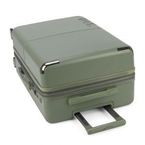 Mala de Viagem Pequena de Bordo 10kg com Expansor Katerini Verde Mala de Viagem Pequena de Bordo 10kg com Expansor Katerini Verde