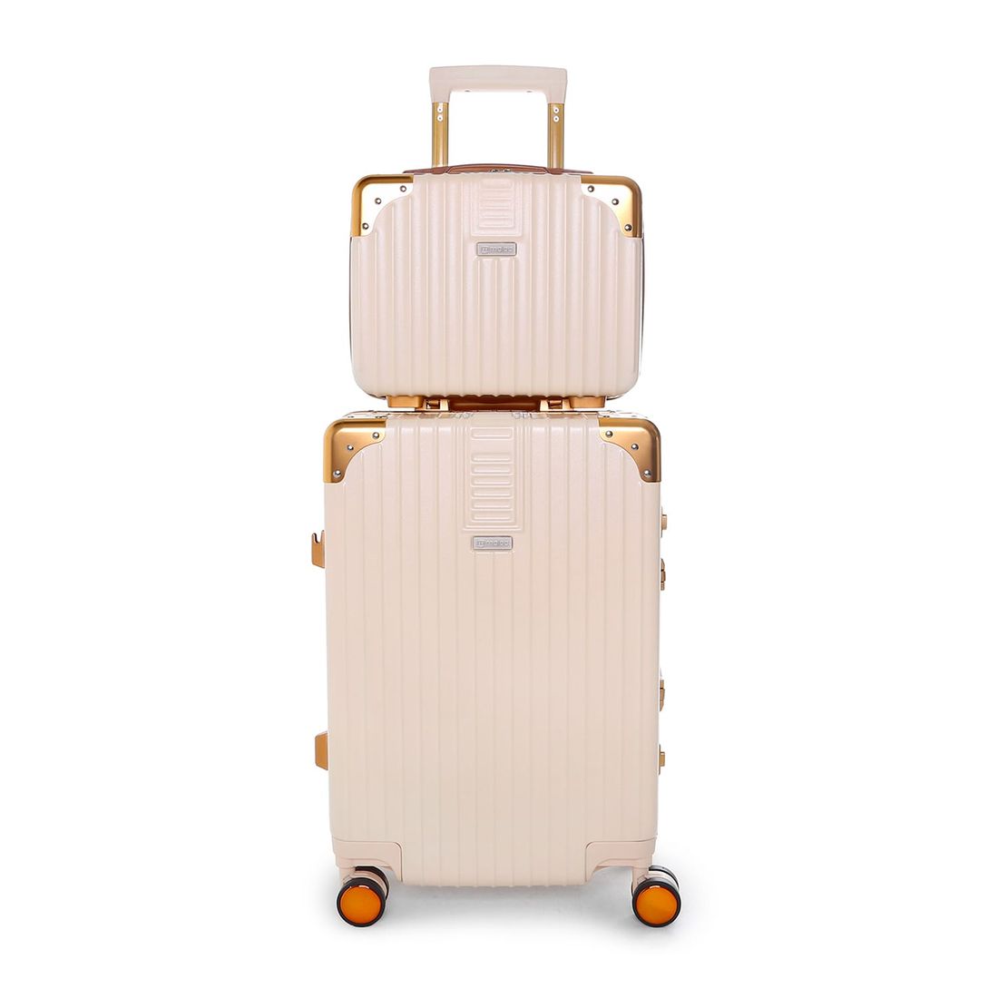 Frasqueira 14 Polegadas em ABS Policarbonato Toronto Maloa Bege