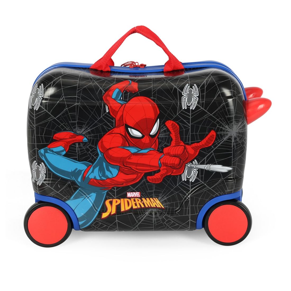 Mala de Viagem Infantil de Bordo em PC Homem-Aranha Preto