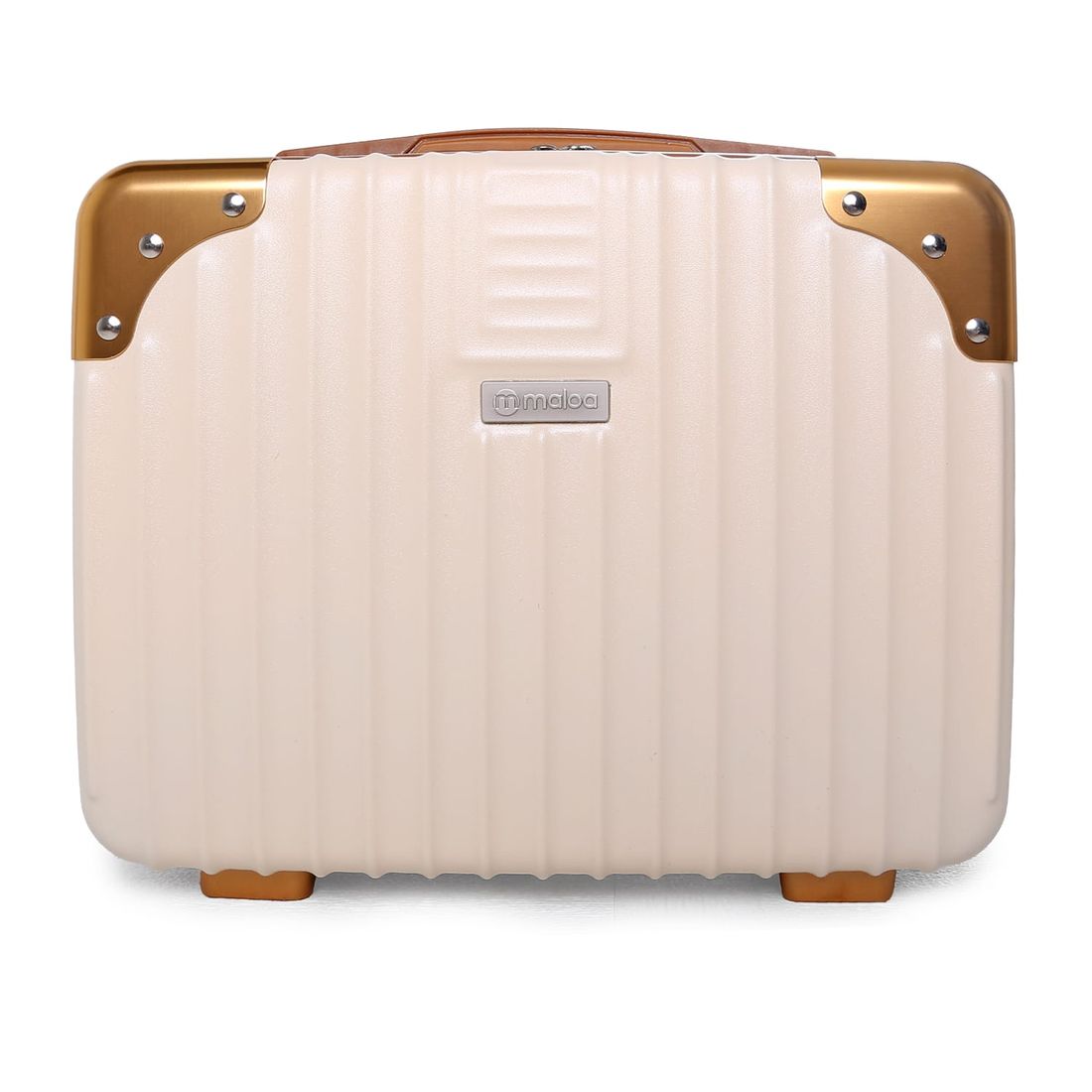 Compre Mala de Viagem Toronto Bege Grande 32kg em ABS Policarbonato e Ganhe Frasqueira e Capa Transparente Compre Mala de Viagem Toronto Bege Grande 32kg em ABS Policarbonato e Ganhe Frasqueira e Capa Transparente