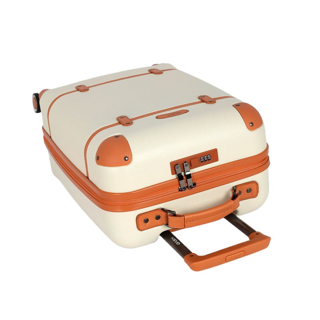 Mala de Viagem Pequena de Bordo 10 kg em ABS Atena Branco