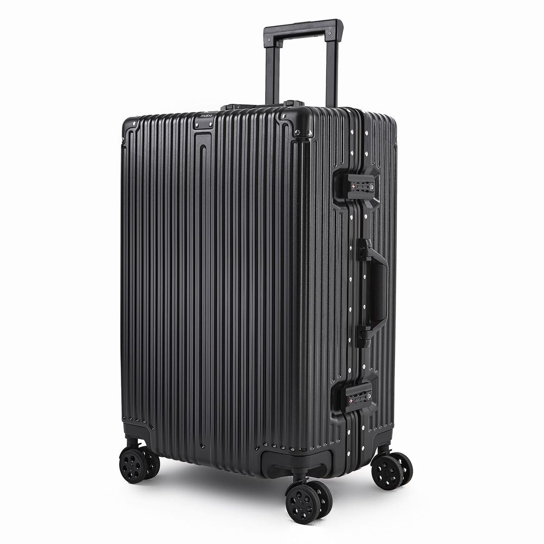 Mala de Viagem Média 23kg Policarbonato ABS Noruega Maloa Preto Mala de Viagem Média 23kg Policarbonato ABS Noruega Maloa Preto