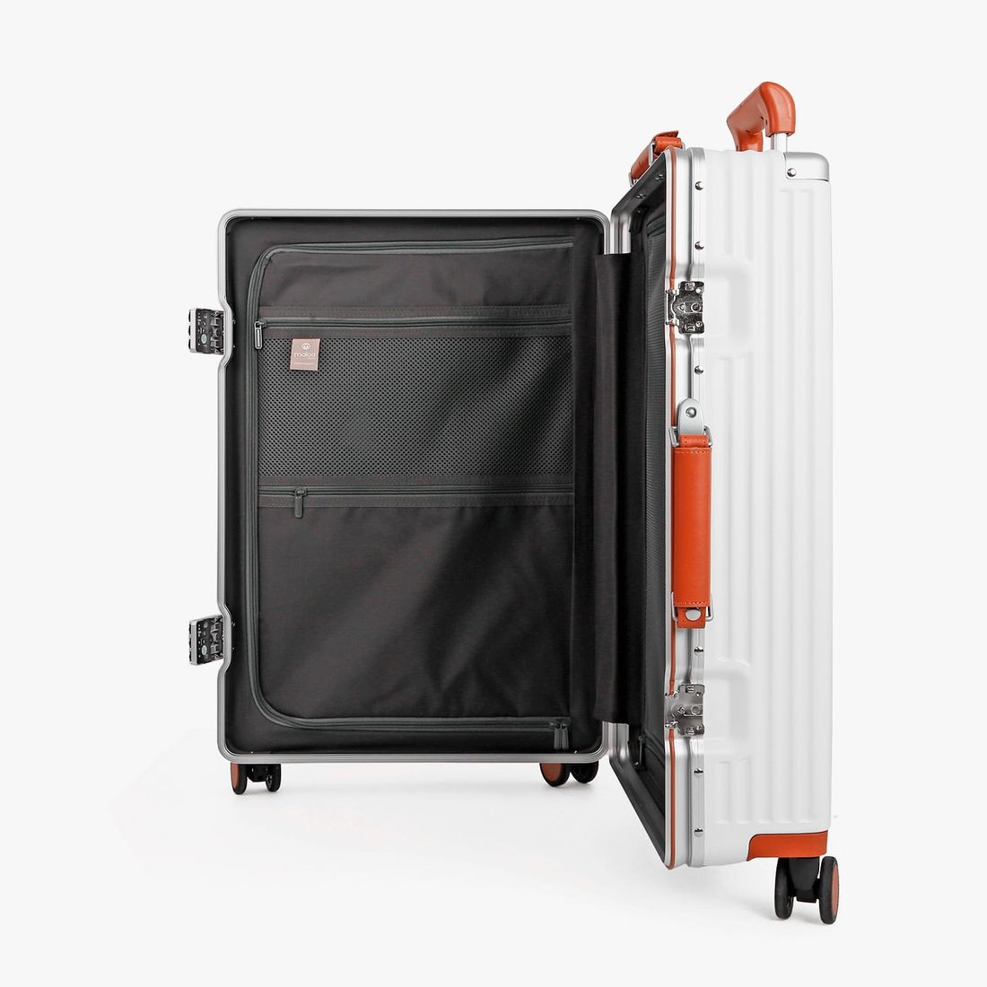 Mala de Viagem Pequena de Bordo 10 kg Policarbonato Capri Maloa Branco Mala de Viagem Pequena de Bordo 10 kg Policarbonato Capri Maloa Branco