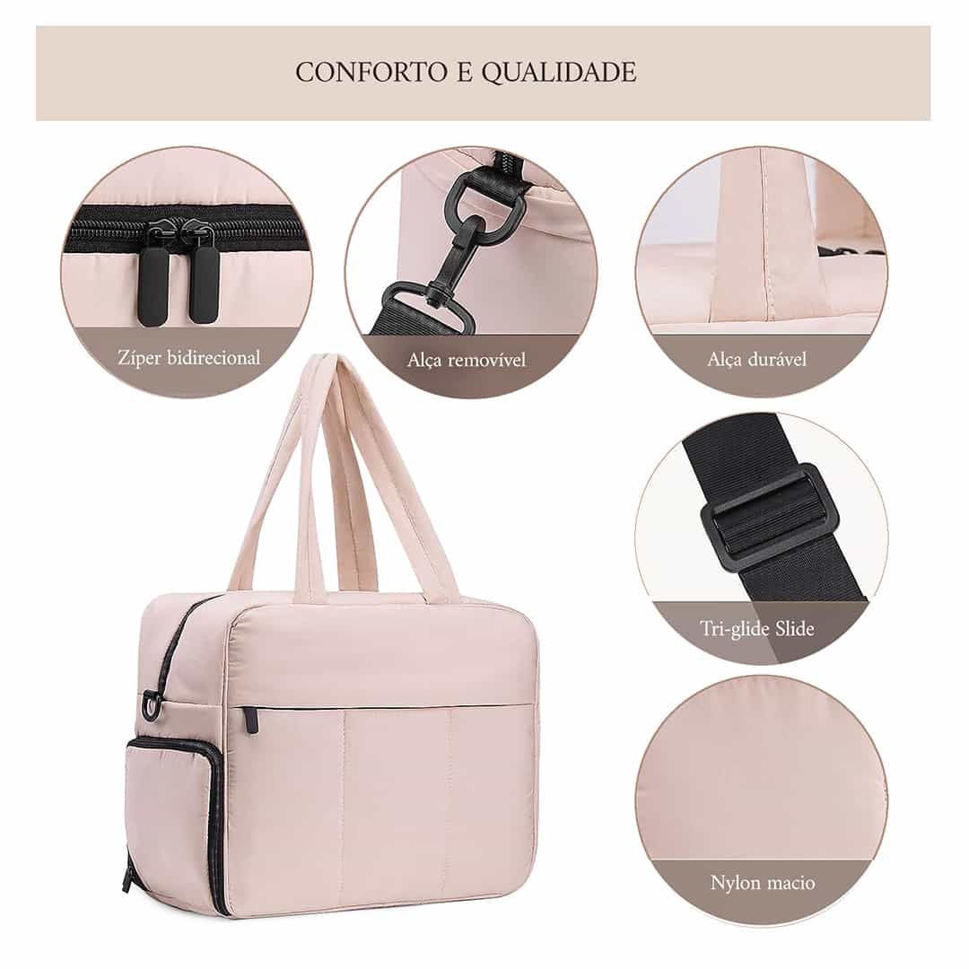 Bolsa Confort Bag Multifuncional Maloa Rose