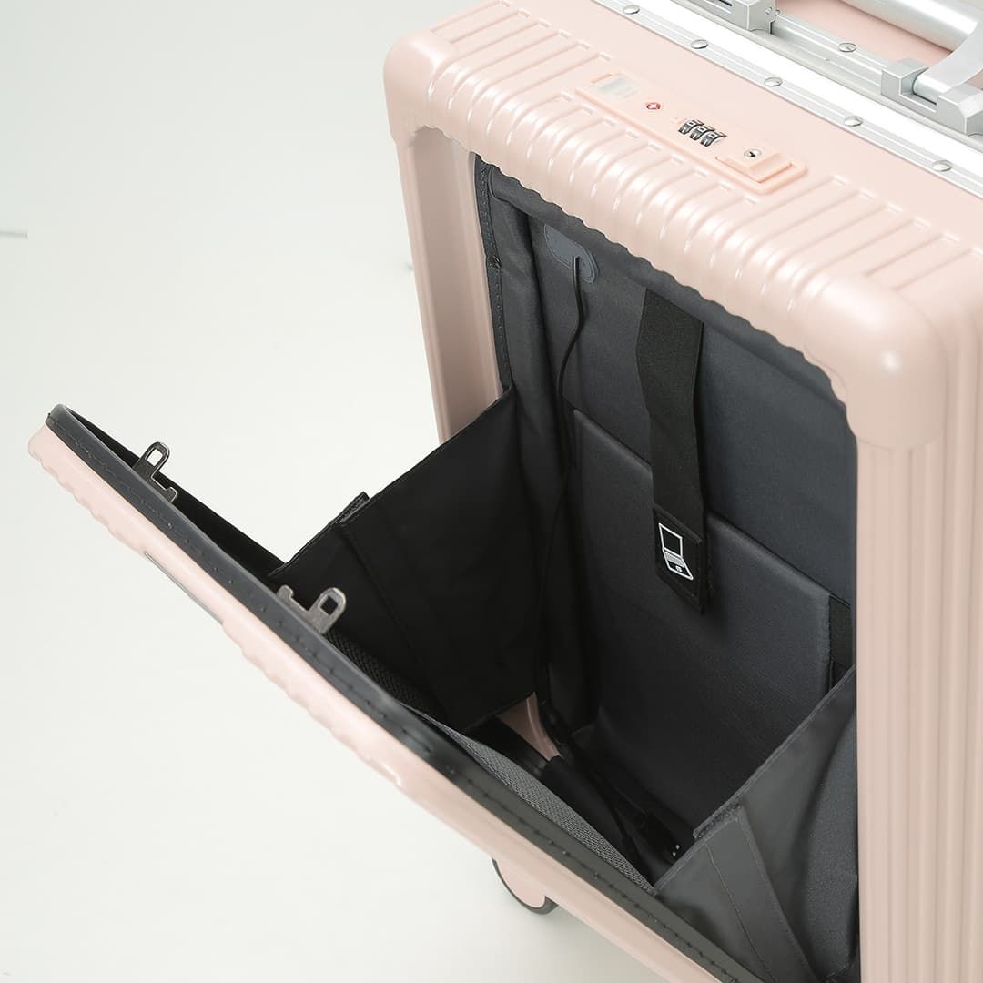 Mala de Viagem Pequena de Bordo 10 kg Policarbonato Suécia Rosa Mala de Viagem Pequena de Bordo 10 kg Policarbonato Suécia Rosa