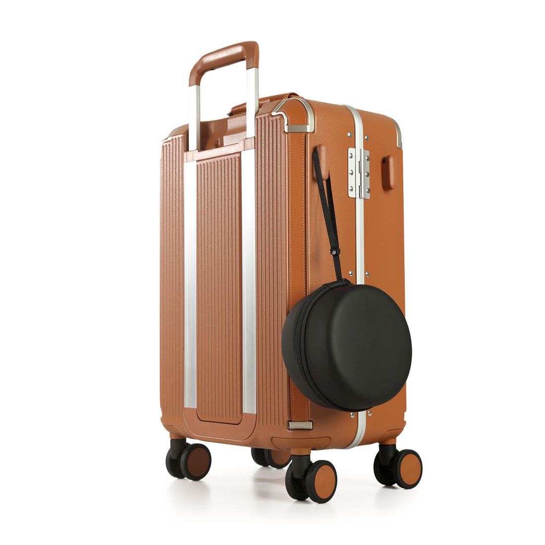 Mala de Viagem Pequena de Bordo 10kg em Policarbonato Vienna Maloa Marrom Mala de Viagem Pequena de Bordo 10kg em Policarbonato Vienna Maloa Marrom